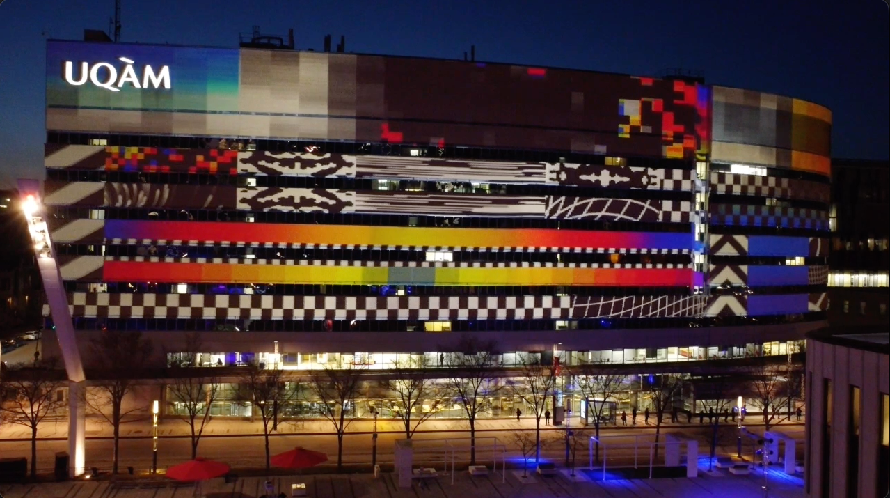 Échos de la Façade - Projection 3D
